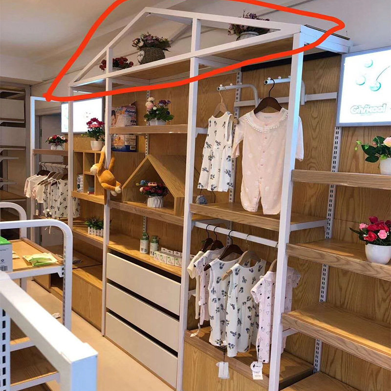 母婴店童装货架 商场百货童装展示架 多功能可调节母婴店童装货架