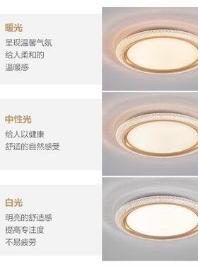 室吸顶灯轻奢现代简约ed主卧设计55614师超l薄房灯间卧新款中山灯