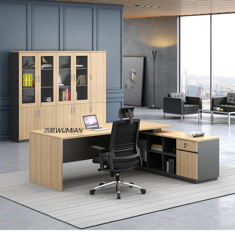 厂家直供代老板6米桌经理桌单人1.4、1.现、1.JBW8桌椅组合办公家