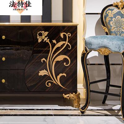 现代简约14226进门木奢风大轻发理石实餐边玄关隔断柜新古典客厅