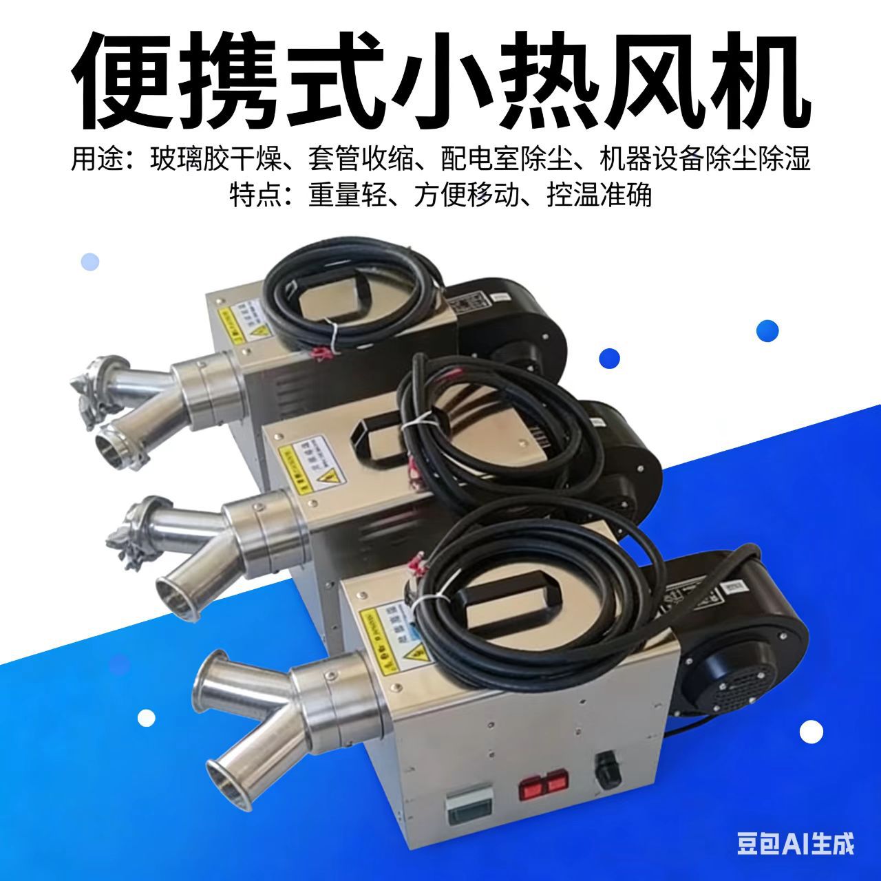 便携式小热风机 专业设计 操作简单 体积小 使用轻便 经济耐用