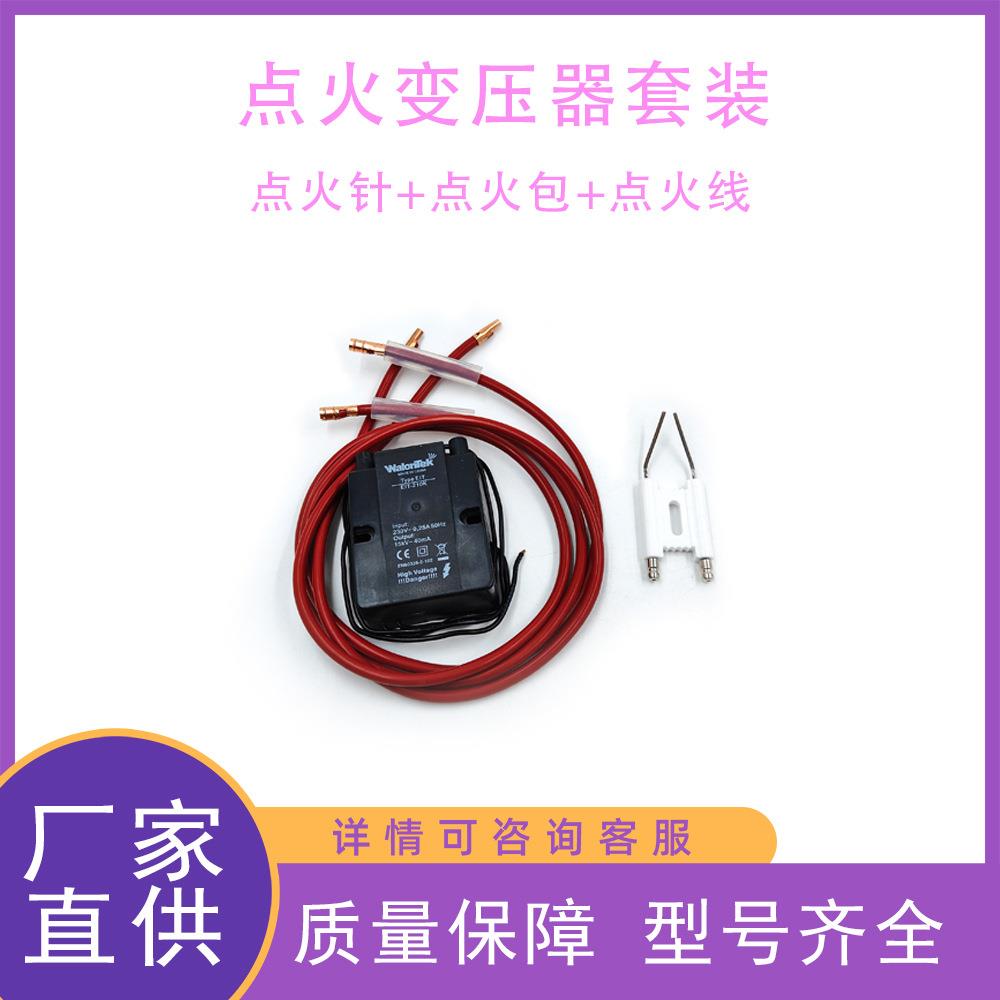 *燃点火变压器套装生颗粒物点火器烧机配点件火针2根点火线点火包