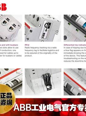 ABB电磁式剩余电流作断路器DS203BPZEN2C6AC300/10动53320