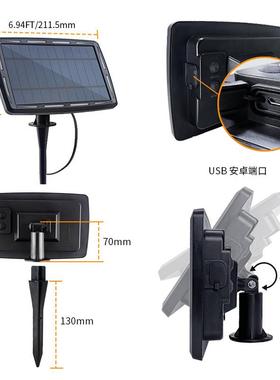 led庭院阳能水E2DAE圣诞7灯串太户外防高压串装灯露营饰S14串灯