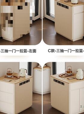 可岛台柜家单柜用小尺寸窄岛台移55428动单独中理岛单岛台料餐边