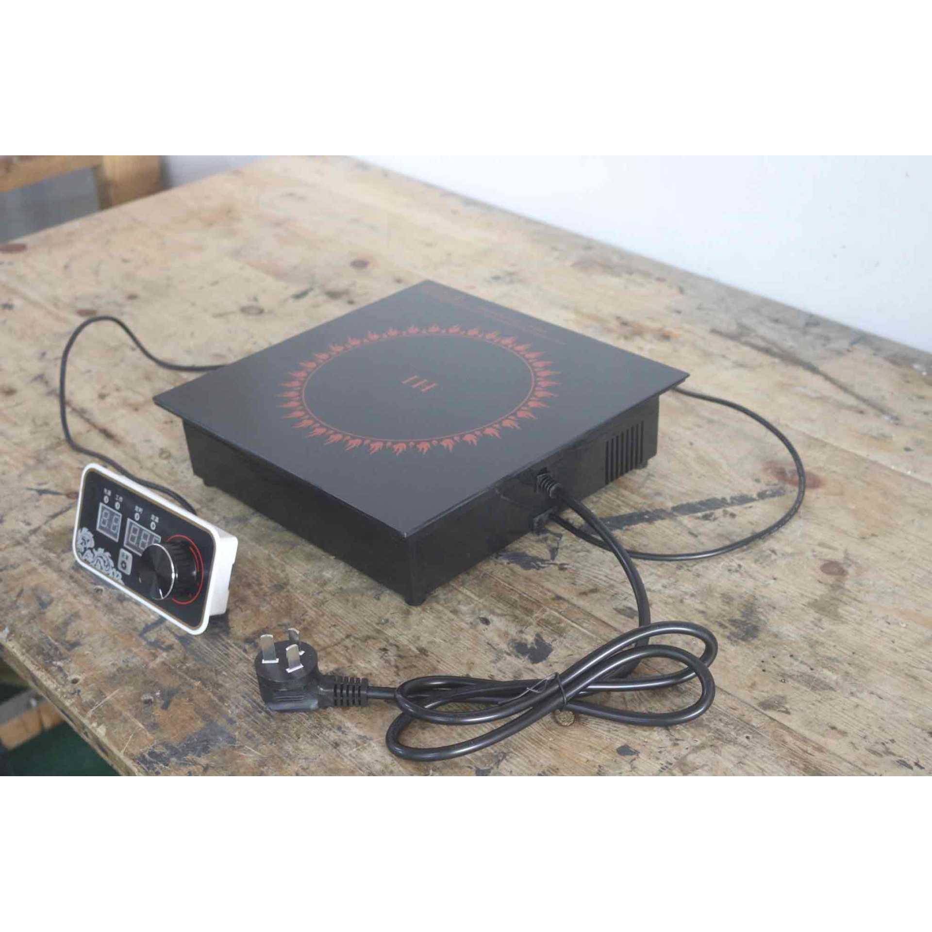 30MM方形商用0大功率35w双风机电0LNO磁0炉煲仔炉机芯嵌入式线控