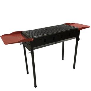 165 67烤人 烧烤炉BBQ户炭外木炉带煎烤盘5 厂家直0销大号日式