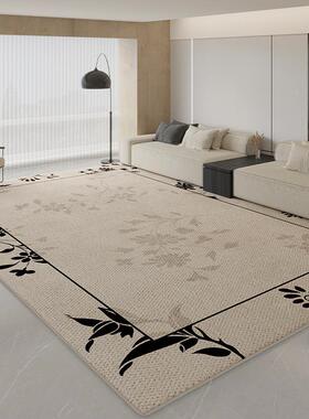 法VSJ卧式花园客厅地毯室大尺寸沙发垫奶风防滑耐脏油静音圈地绒