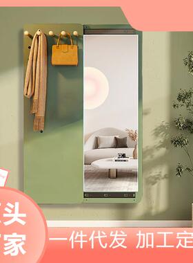 镜子洞洞穿洞板教室隐形洞板展全身推拉式衣镜暗藏示玄关QAW衣柜