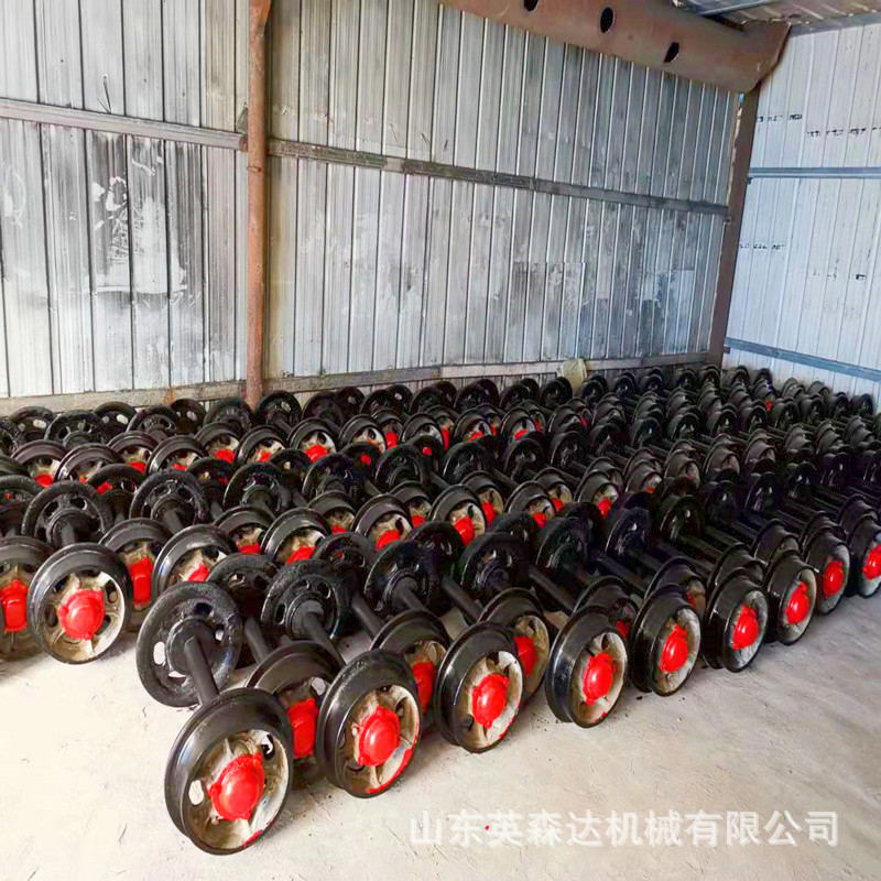 热卖铁路轨道轮一吨矿车实心轮300铸钢矿车轮空心轮对 厂家英森达