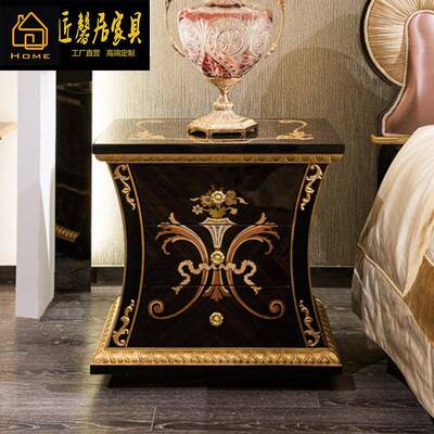 欧式式SAF-7856实木床双人实床布艺女孩床公主床主卧意奢法华欧式