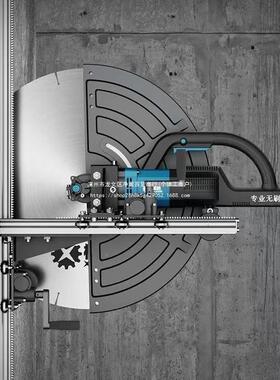 械匠大功率无刷可混马调切割机切轨道墙机钢筋72442凝土红砖路切