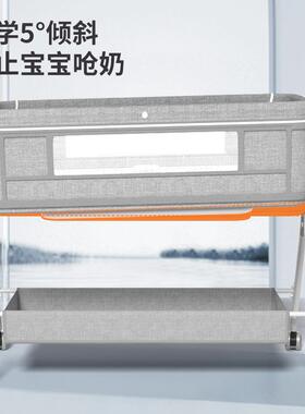 婴儿可31424移动能多功携式可折叠摇篮床床拼接床宝宝便床