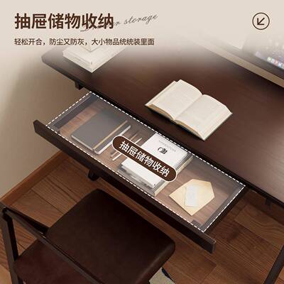 可叠书桌免安装家用多功能办公书学习电脑桌房折多用携折叠HC7VCS