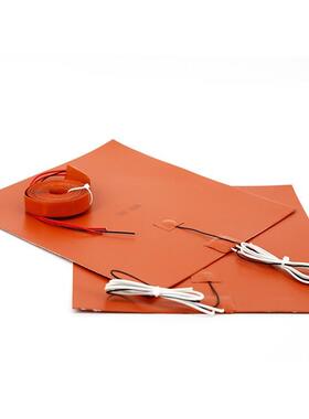 源头厂家柔性片发电热板1胶65040起订耐高温硅橡加热板