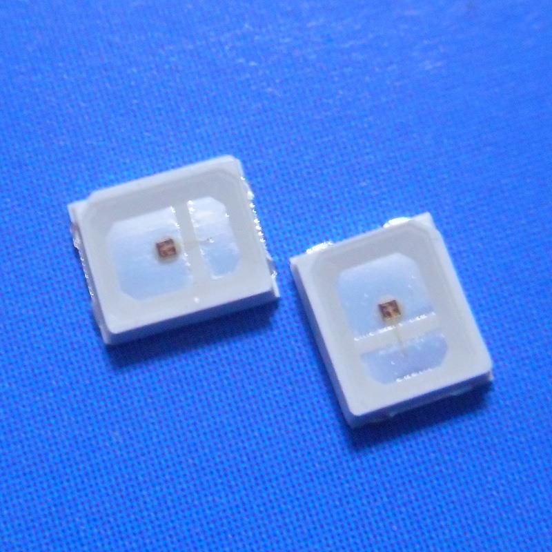 0.2wLULa80LED片灯珠2835植物贴红三安芯R片金线铜支架防化伟方硫