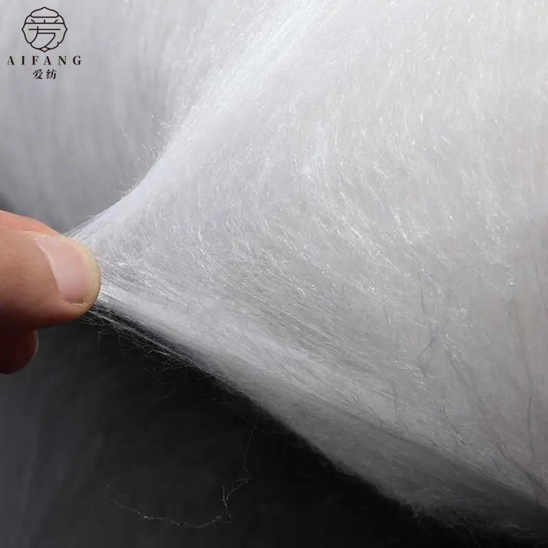 精品双光丝宫蚕被裸芯桑丝长丝桐乡手XRB蚕工纯蚕丝被子丝胎原料