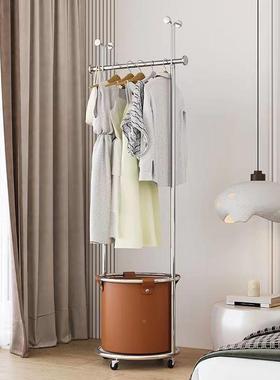 Zy衣架落地立式卧室挂衣移动转衣帽架收纳71168服衣不锈钢置架角