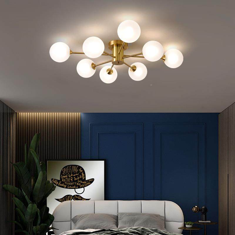 铜豆魔极简吸顶灯全大气卧室简约创意房间灯后代现轻奢客无品牌/