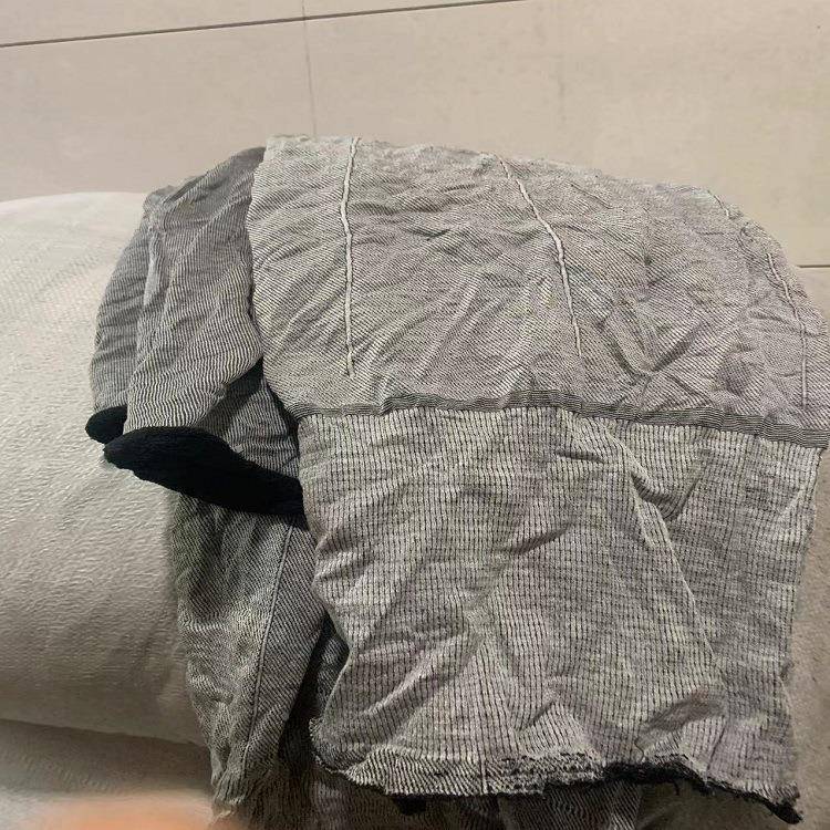 全机棉大白色块色碎布工业抹布VXV灰吸油吸水擦布纯棉