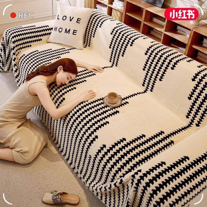 冬季舒棉绒沙发巾奶油风2024新款盖布沙发垫盖巾套罩盖毯单三人,3C数码配件,其它配件,淘宝优惠券,粉丝福利购,淘宝优惠卷