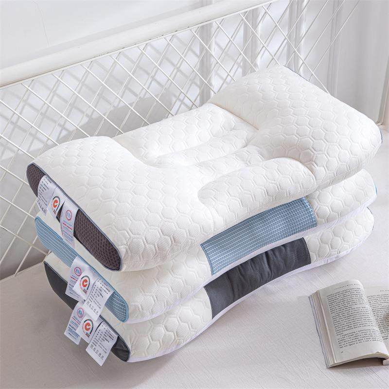 不塌陷枕头枕芯家用助睡眠护颈椎单人男女防打呼整头枕夏日透气枕