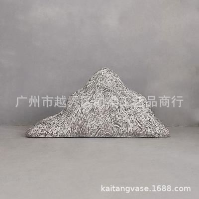 热JY55163卖景观玻璃钢假山石景别墅绿化石摆庭院装饰人造奇盆石