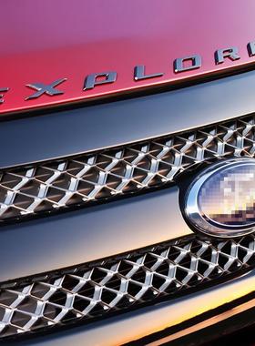 适用ORD福特探792险者机头改装金属字母E盖XPLO于RER车标车身装饰