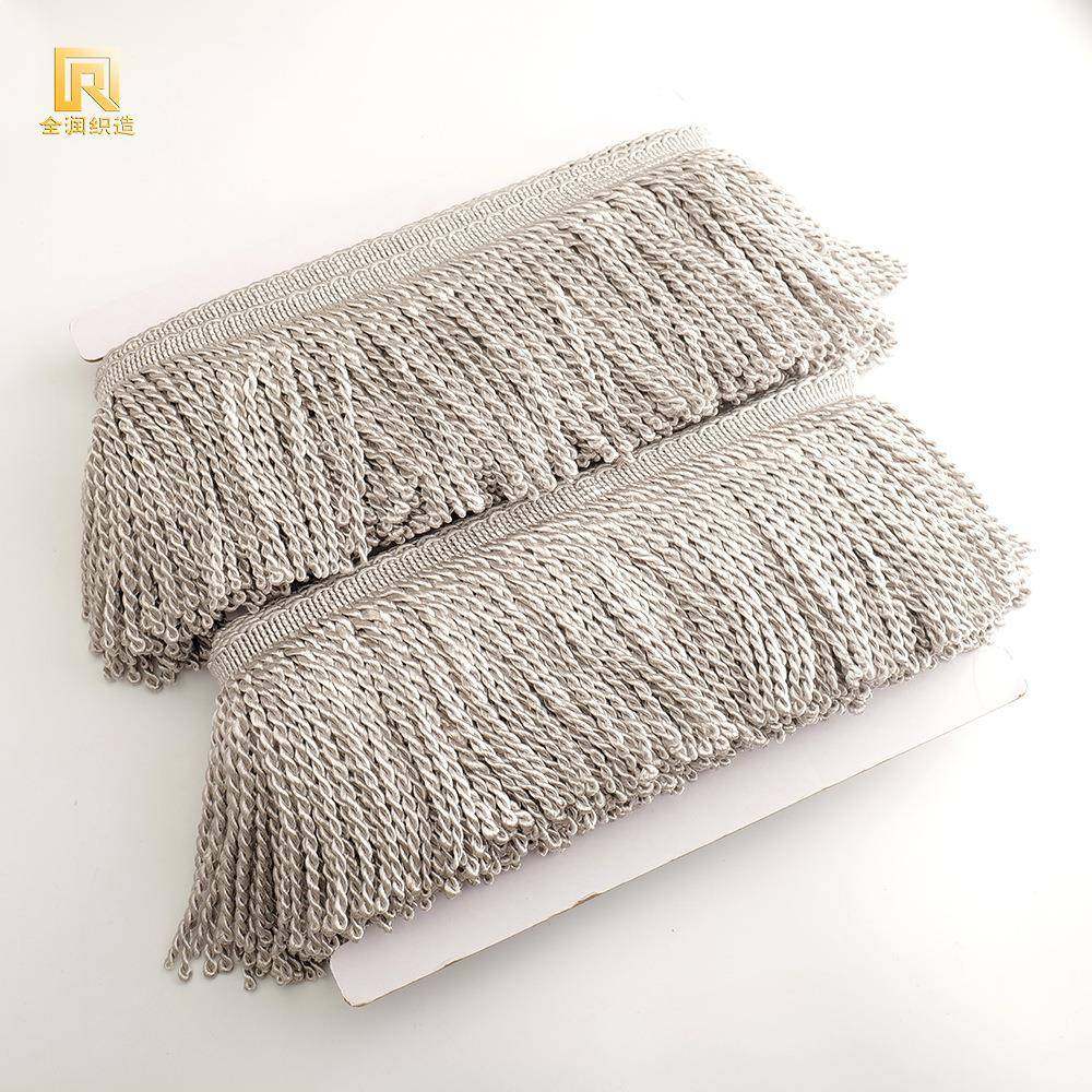 1厘米麻花扭绳排涤纶窗帘流多色苏可选服装沙发料裙边2长流AHJ辅