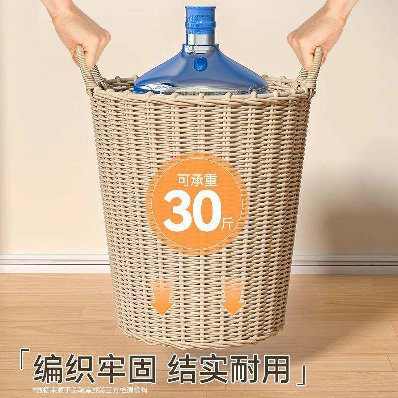 卫收筐生间服纳宿舍脏衣篓家用高颜值脏衣收纳筐仿藤DVZ编脏衣篮