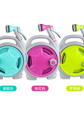 厂家直水销洗车水神浇器软管套装家用管车便枪携81736收纳架花工