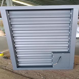 铝107百合金电百叶窗厂家双层防风沙外电墙防雨百叶动手动lbc厂叶