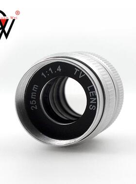25mm1/手动光2圈银色摄影器905材镜头工业镜头创威视讯镜头NLES