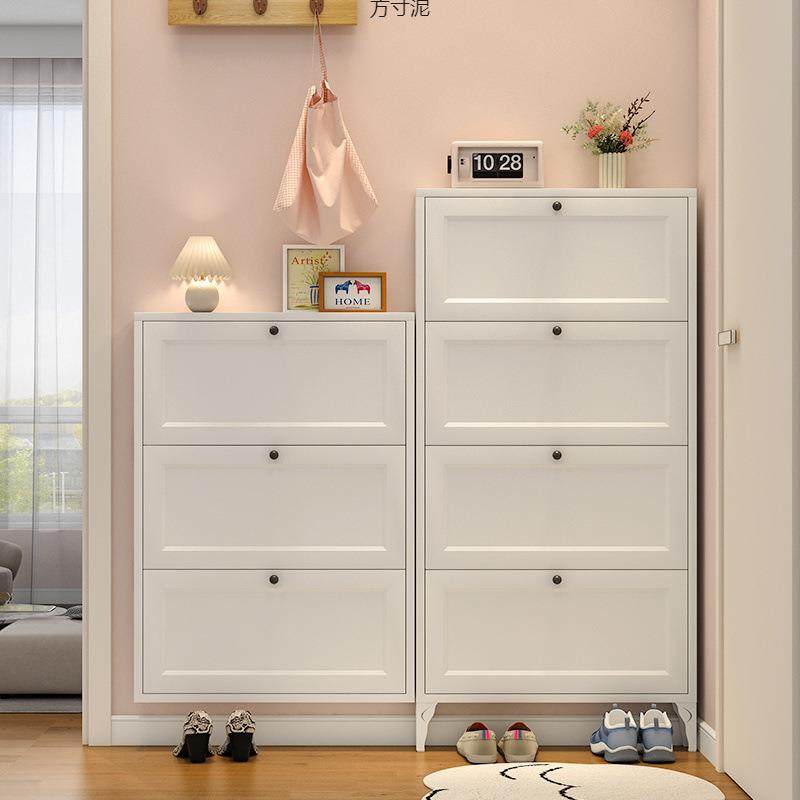 钢制家用薄鞋柜鞋后入户玄关见详情柜翻斗式可门上墙省空间超收纳