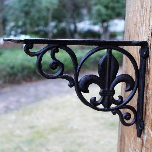 铸铁艺台面支三角支撑架架书1架工层搁板托架固定承重置物三脚架