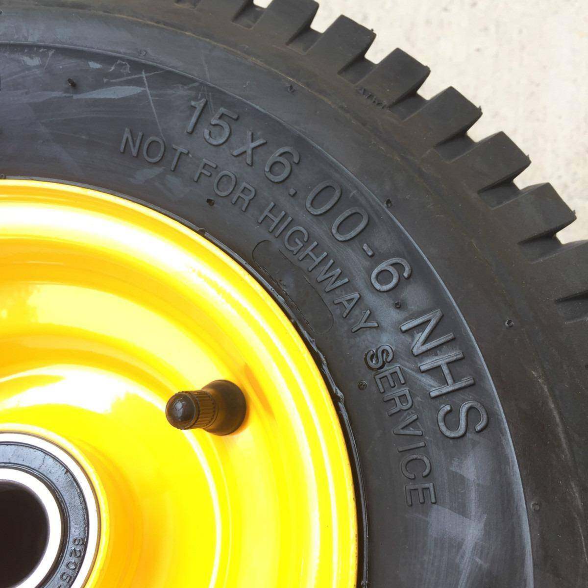 割草机胎15x6956.000-6除草机0轮子1轮5*6.-6草坪修剪车轮胎含轮