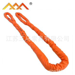 三起装马索具供应柔性吊带行烯车重吊YMU带高分子量聚乙纤维吊装