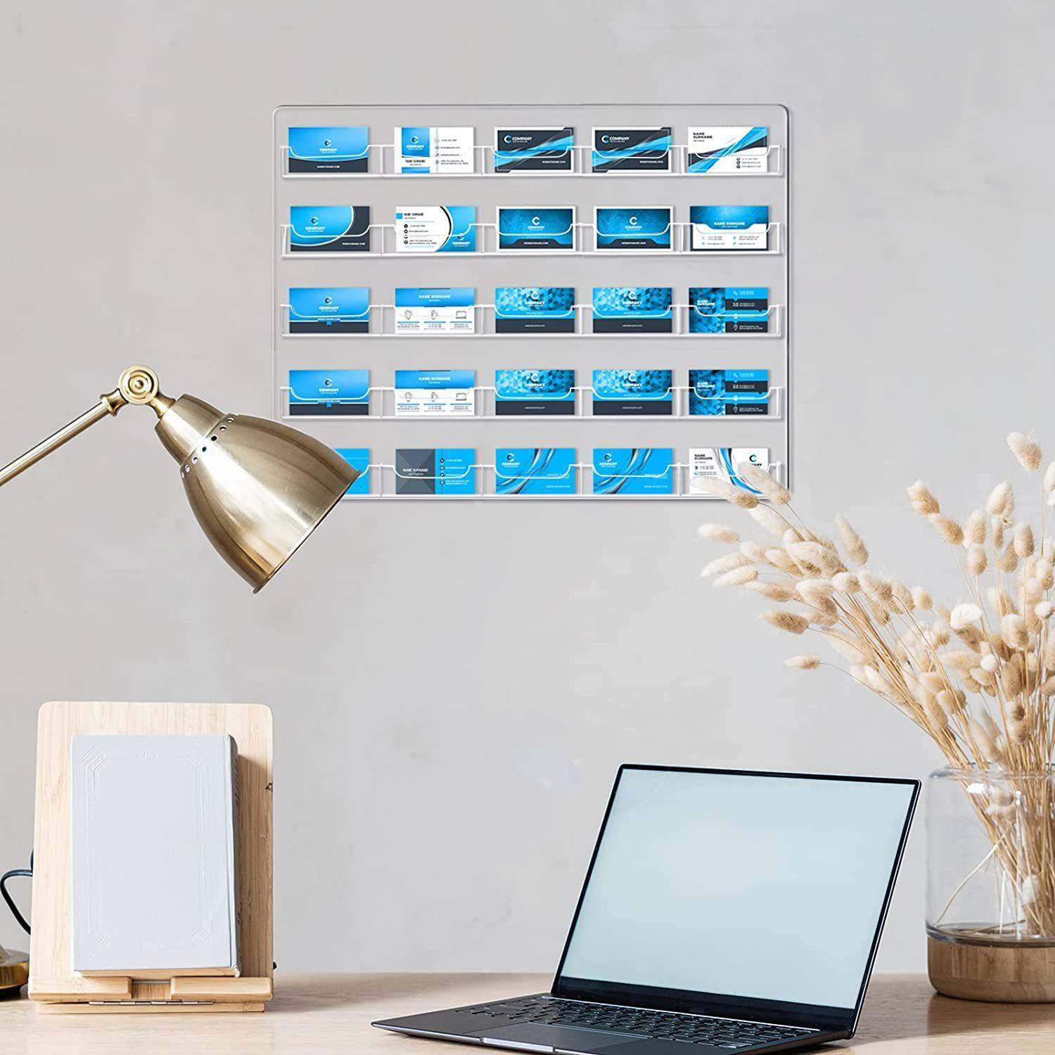 亚克力透明壁挂式名片纳亚克力壁盒袋口杂卡片整理展志示架盒子收,收纳整理,书桌收纳置物架,淘宝优惠券,粉丝福利购,淘宝优惠卷