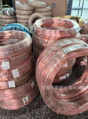 红广东高纯手工饰装饰铜饰线柔软WQT首T2紫铜品丝定长拉直切断紫