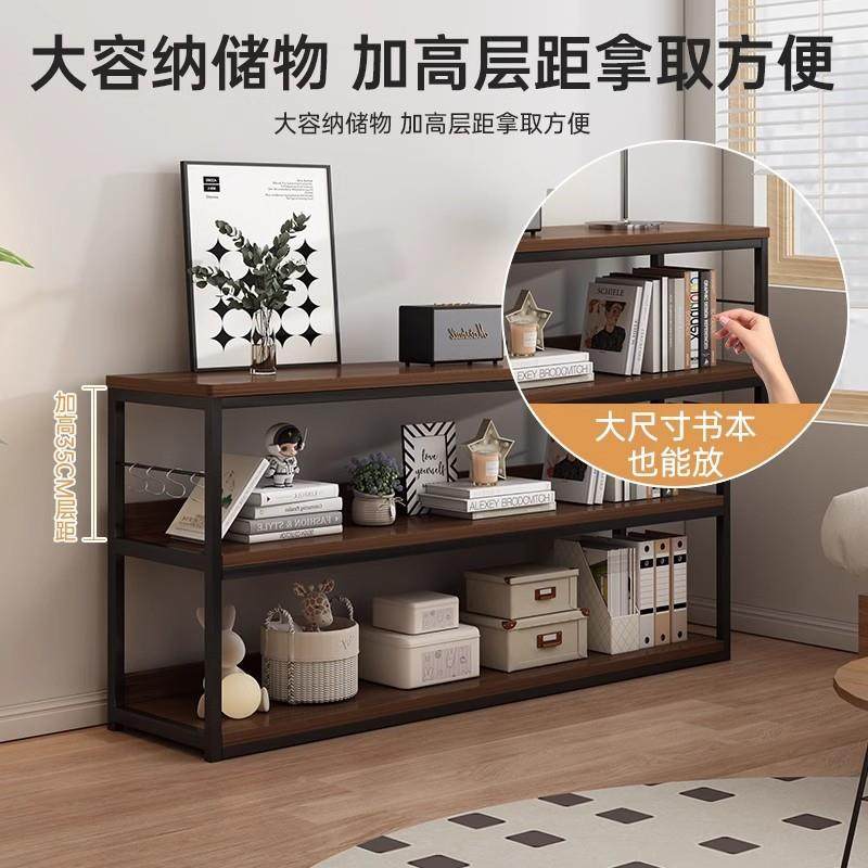 简书架置物架落地ZWJ0039一体靠墙办室层收纳架柜多子公书柜易架