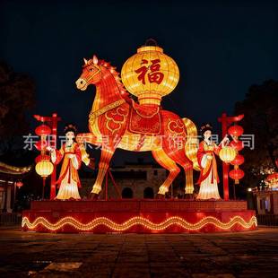 2026花SOL马年大型花灯春节创意景区灯会广灯展方案场设计大型彩