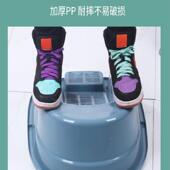 大号塑特料加54搓衣盆学洗衣盆带搓衣板洗厚衣盆一体式 宿舍家用生