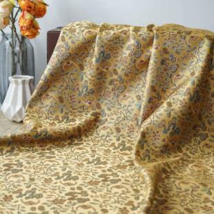 面新中式仿宋旗袍色织料复古LH-J3-45盘扣衫汉服提装花饰锦布