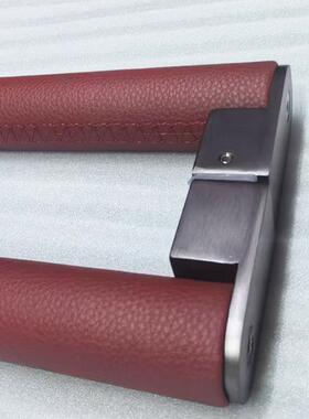 锈钢大门拉手酒店VFR办室圆公管玻璃门扶手有推拉门框门不红色门