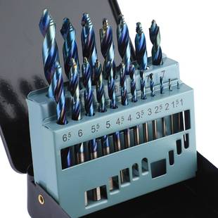 镀蓝阶梯钻91件阶套级超硬直柄台钻铝JDL合金门窗幕墙移门二子母