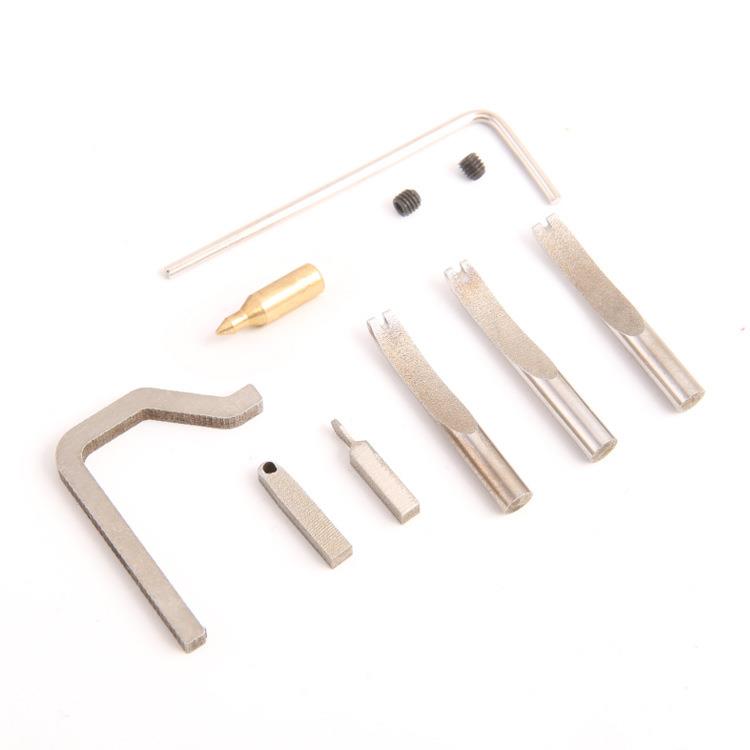 手工DIY皮革工具具皮功能挖槽檀木挖槽器修边压边器削边器挖槽多