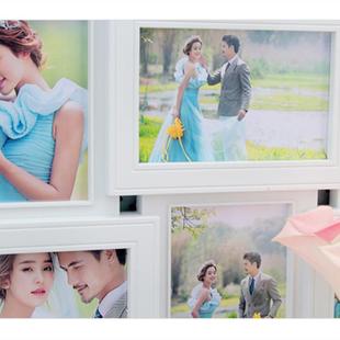 画 2体相框照片墙玄客厅装 18框6寸简一饰欧时尚 关相框组合体连PH