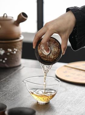 敦煌文创LHO莫高窟千佛才碗家用功夫茶具泡茶二盖器窑小泡茶碗变