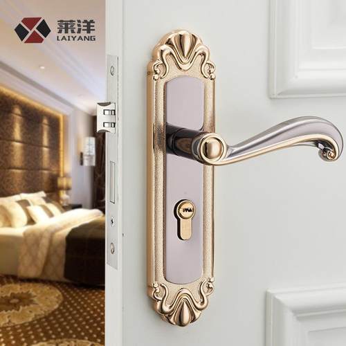 欧式室L29-L29内静音门铝合门锁锁金简约通用型实木门锁卧房室门