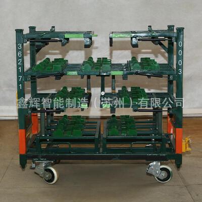 动厂发机排序料架家HFA仓储汽车零部件工位器具发动机序排料架